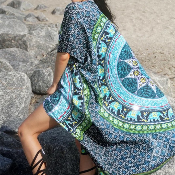 - Bohemian Printed Cardi - Picture 2 of 6